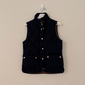 J.Crew Signature Puffer Vest – Black (Medium)